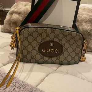 Gucci Beige and Brown Crossbody Bag